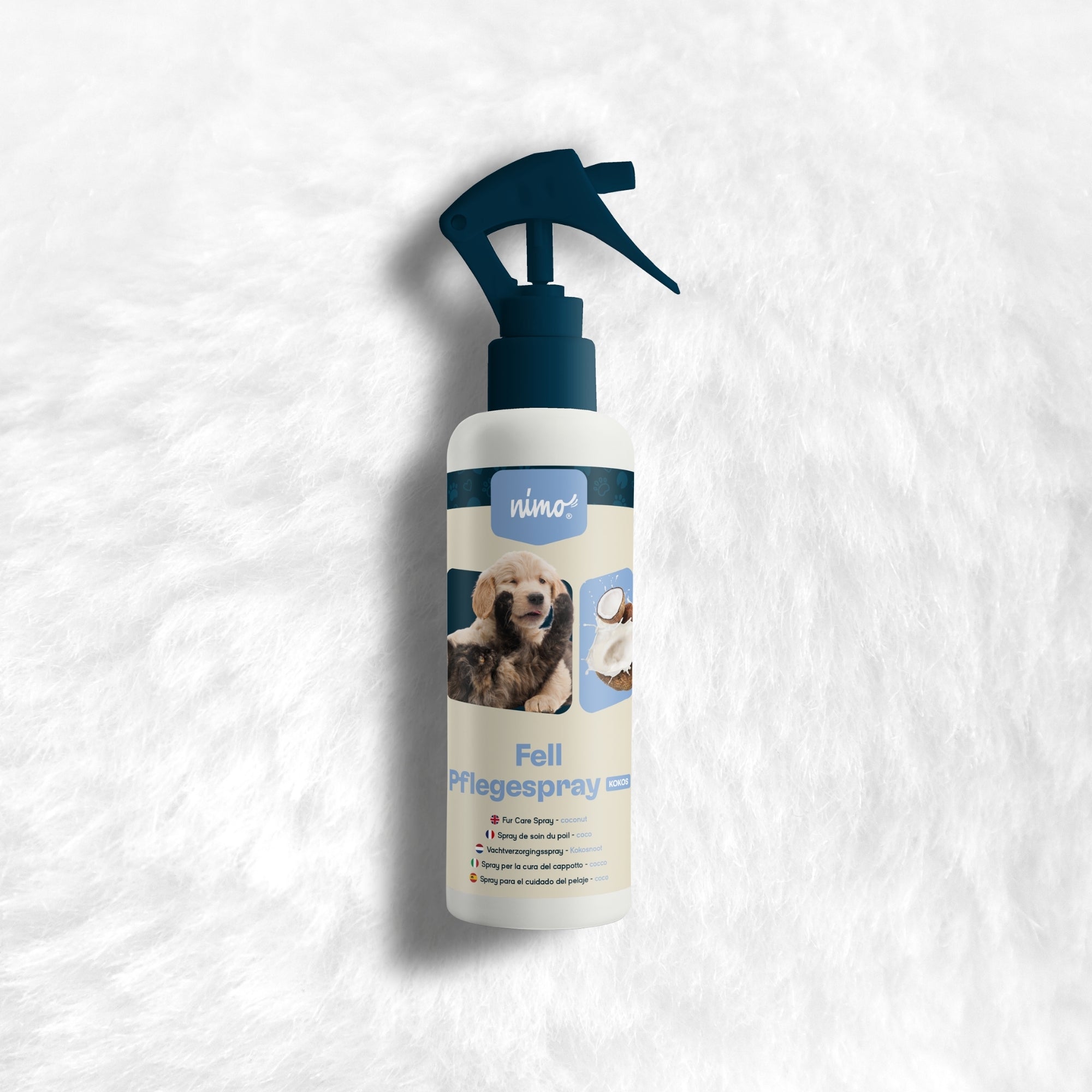 Coconut grooming spray