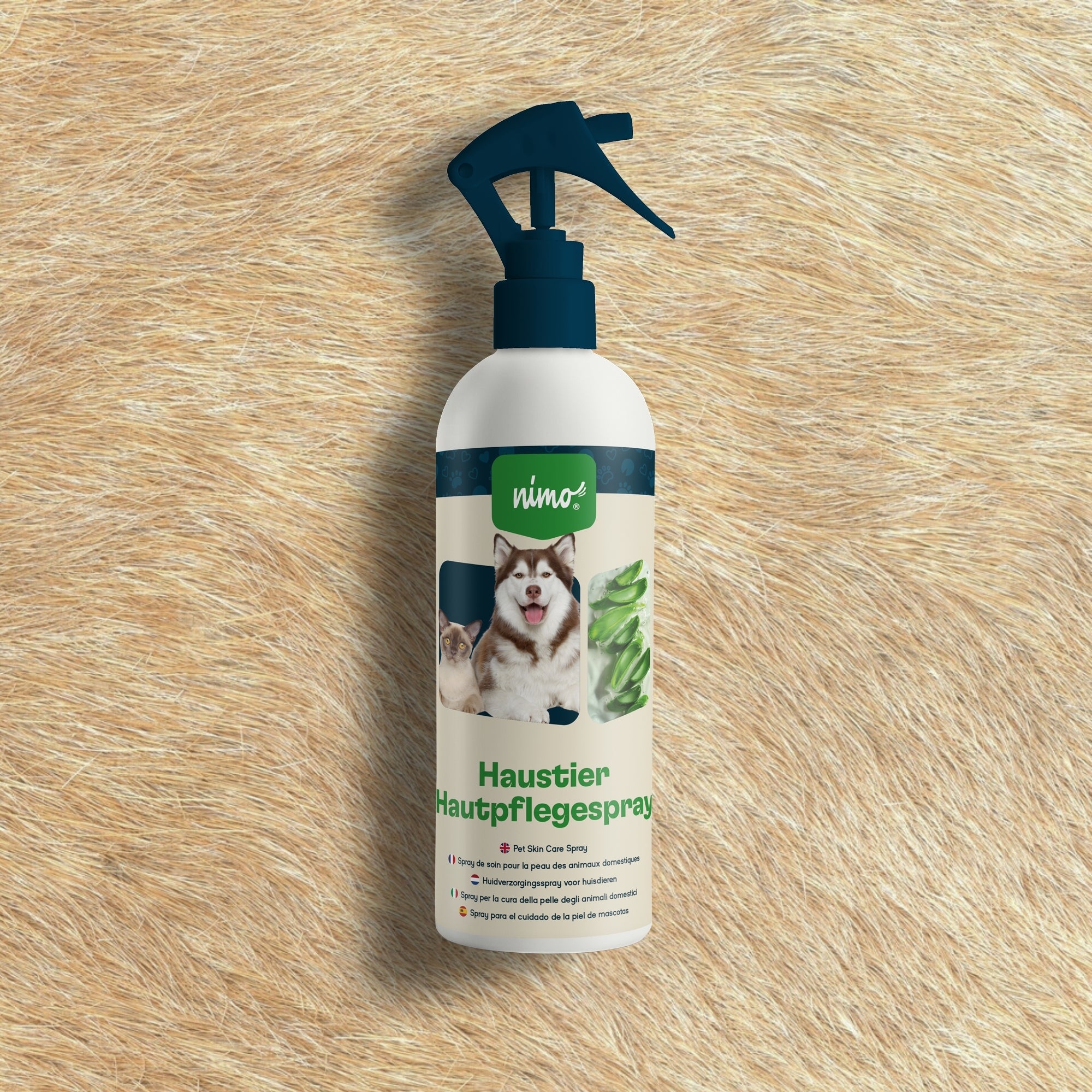 Spray de soin de la peau pour animaux de compagnie